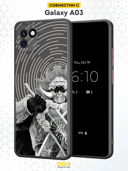 DesignOnCase Чехол Бампер на Samsung A03 с принтом Берсерк