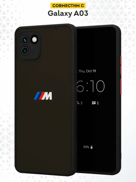 DesignOnCase Чехол бампер на Samsung A03 с принтом БМВ