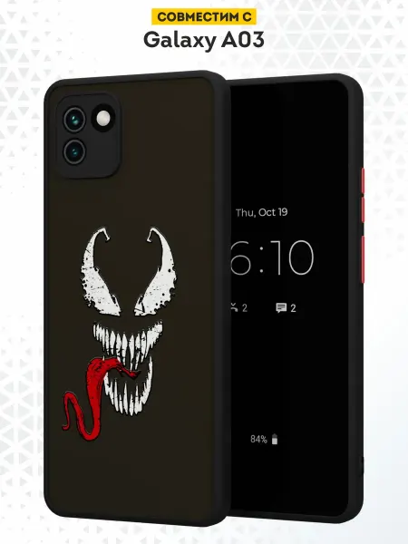 DesignOnCase Чехол бампер на Samsung A03 с принтом Веном