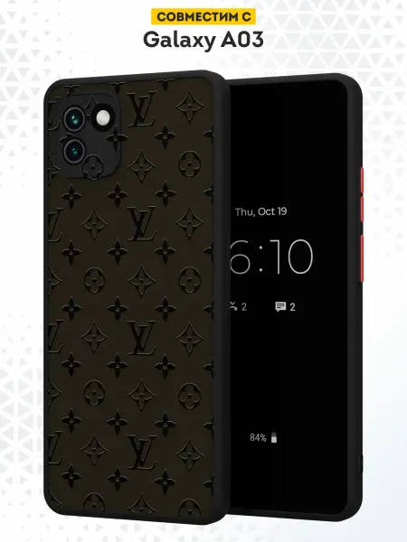 DesignOnCase Чехол бампер на Samsung A03 с принтом Луи Витон