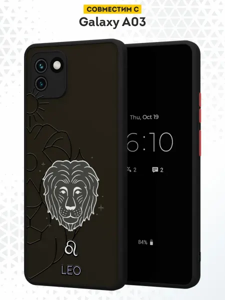 DesignOnCase Чехол Бампер на Samsung A03 с принтом Лев