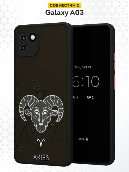 DesignOnCase Чехол Бампер на Samsung A03 с принтом Овен