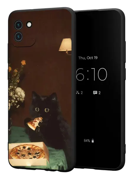FACTORIA Чехол на Samsung A03 с принтом Котик
