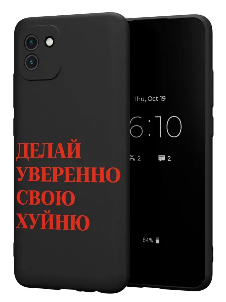 FACTORIA Чехол на Samsung A03 с принтом Надпись