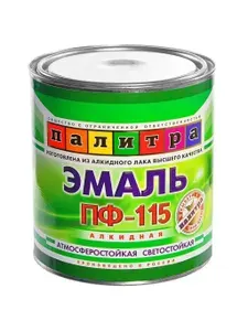 Эмаль Палитра ПФ-115 алкидная глянцевая голубая 2.7 кг