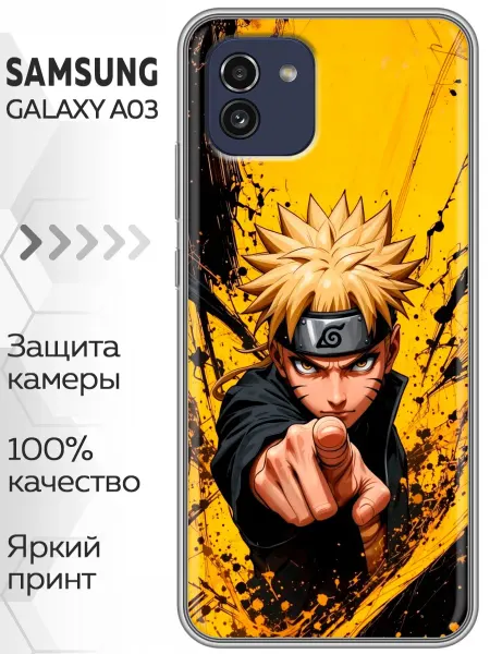Marketclub Чехол на Samsung Galaxy A03 Naruto Наруто Аниме