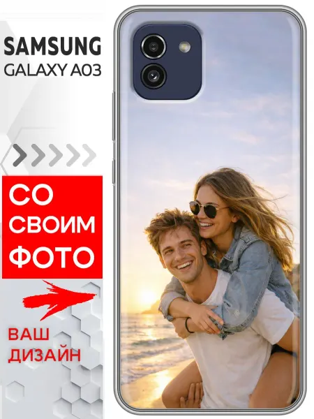 Marketclub Чехол на Samsung Galaxy A03 со своим фото
