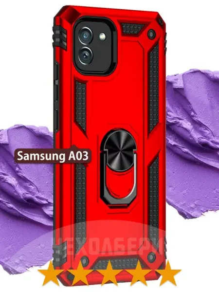 ЧЕХОЛБЕРИ Противоударный чехол на Samsung Galaxy A03