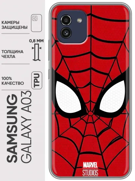 Trendmall Чехол на Samsung Galaxy A03 Spiderman Человек паук