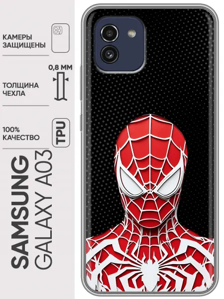 Trendmall Чехол на Samsung Galaxy A03 Spiderman
