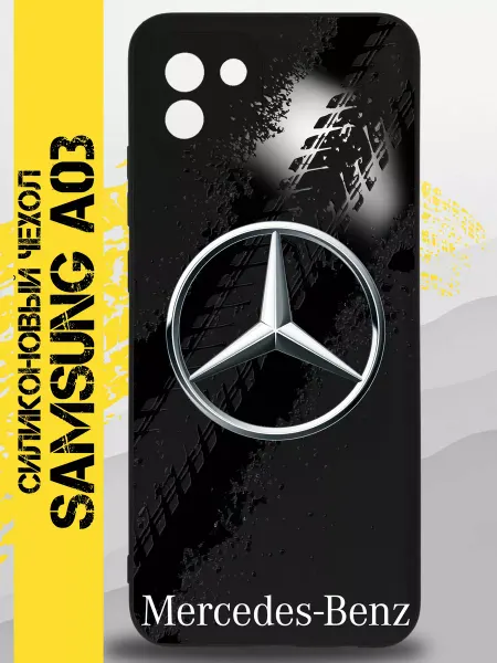 GOODYFON Чехол на Samsung A03 с автомобильным принтом Mercedes