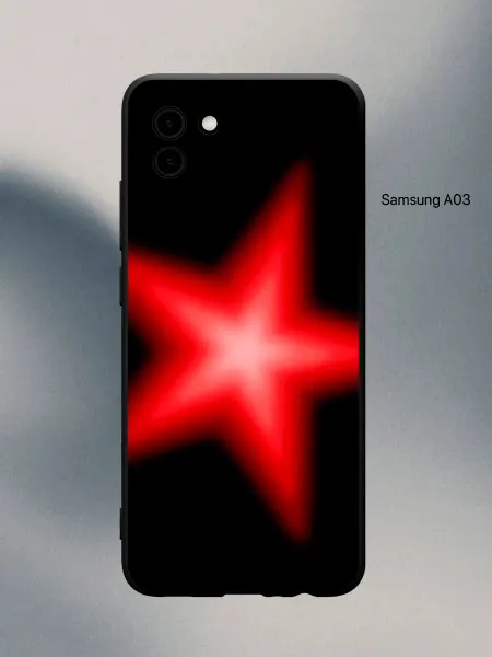 PANCASE Чехол на Samsung A03 звезды