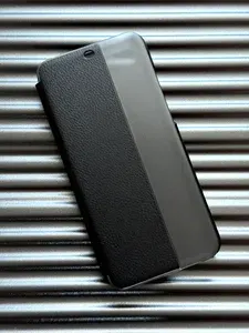 Чехол-книжка для Honor V20 / Чехол книжка на Huawei Honor View 20 (PCT-L29), premium с окном уведомлений, ультратонкая фирменная