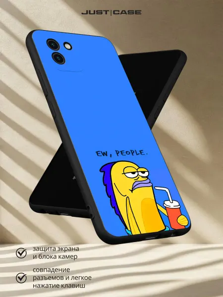 Принт-бутик Чехол на Samsung A03 с принтом Губка Боб