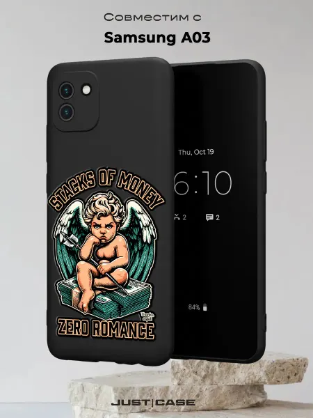 Принт-бутик Чехол на Samsung A03 с принтом Купидон