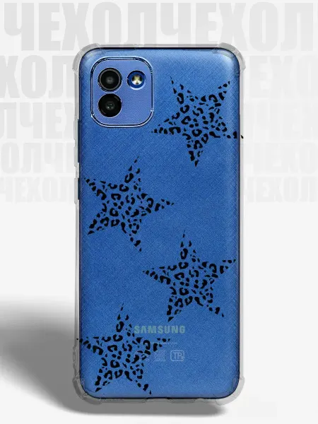 TUDOR. Чехол на Samsung A03 y2k звезда