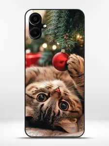 Новогодний чехол для телефона Samsung A06