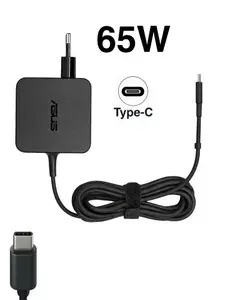 Зарядное устройство для ноутбука Asus, A19-065N3A, 20V - 3.25A, (Штекер: Type-C) 65 Вт Квадратный