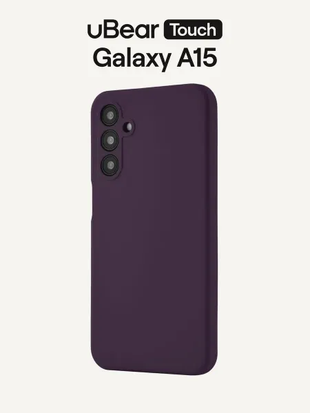 UBear Чехол на Samsung Galaxy A15, силикон, софт-тач