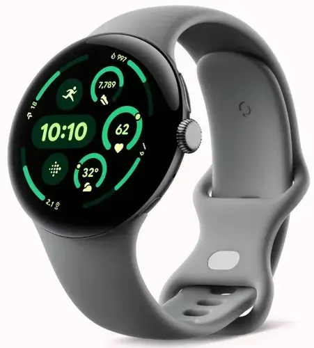 Google Умные часы Pixel Watch 3 Bluetooth/Wi-Fi 45mm Matte Hazel Aluminum case/Hazel Active Band