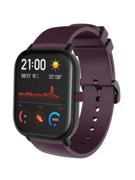 MyPads Сменный силиконовый ремешок для часов Amazfit GTS (A1914)