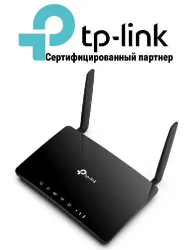 Роутер WiFi Ethernet TP-Link Archer MR500 двухдиапазонный, интернет точка доступа с поддержкой 4G+ категории 6, скорость до 300 Мбит/с, Поддержка MU-MIMO и OneMesh