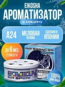 EIKOSHA ароматизатор для автомобиля и дома CLEAR SQUASH A24