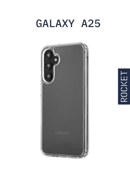 ROCKET Чехол на Samsung Galaxy A25 Prime, прозрачный