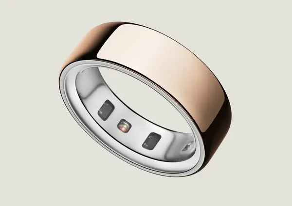 Умное фитнес-кольцо c отслеживанием показателей здоровья Oura Ring 4 Rose Gold Size 8
