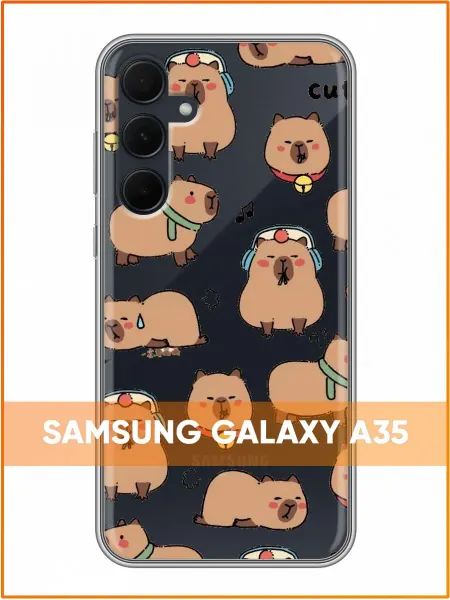 Case Face Прозрачный чехол на Samsung Galaxy A35