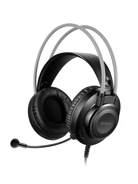 A4TECH Наушники с микрофоном A4 Fstyler FH200U серый USB
