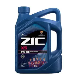 ZIC X5 5W-30 Масло моторное, Полусинтетическое, 6 л