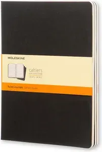 Записная книжка в линейку A4 60л 3шт Moleskine CAHIER XLARGE