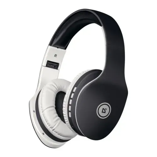 Гарнитура беспроводная DEFENDER FreeMotion (Свобода) B525 черный/белый (bluetooth)(63525)