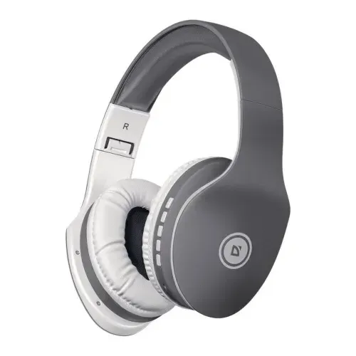 Гарнитура беспроводная DEFENDER FreeMotion (Свобода) B525 серый/белый (Bluetooth) (63527)