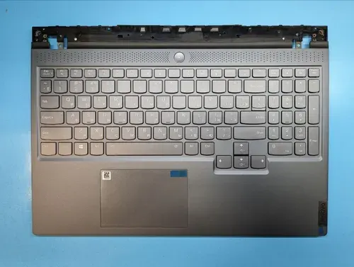 Топкейс с клавиатурой для ноутбука Lenovo Legion 7-15IMH05 серый, с подсветкой