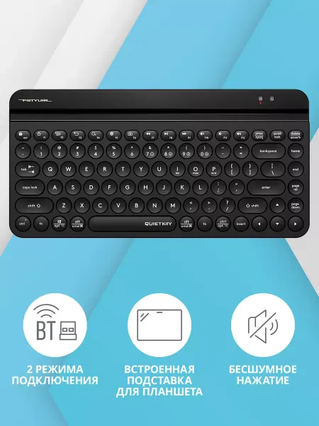 A4TECH Клавиатура Fstyler FBK30 USB беспроводная BT Radio