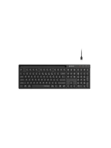 A4TECH Клавиатура FBX72C Беспроводная, чёрная