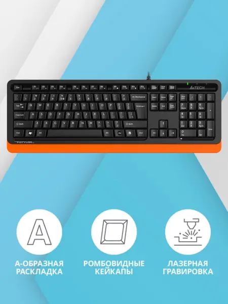 A4TECH Клавиатура Fstyler FKS10