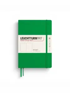 Блокнот для записей Leuchtturm1917 Medium A5 125л без линовки твердая обложка Весенний листок