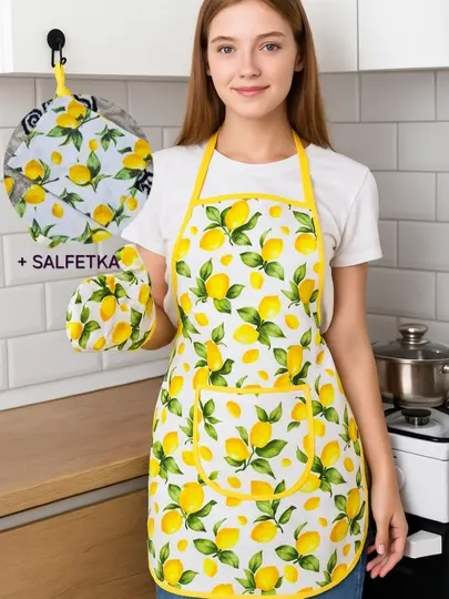 Кухонные перчатки, фартуки и полотенца, женские, водонепроницаемые