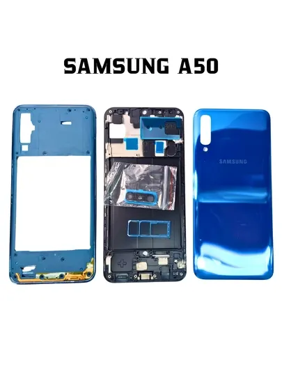 Samsung A50/A50s/A51 корпус, рамка, задняя крышка, слот SIM, кнопки, стекло камеры
