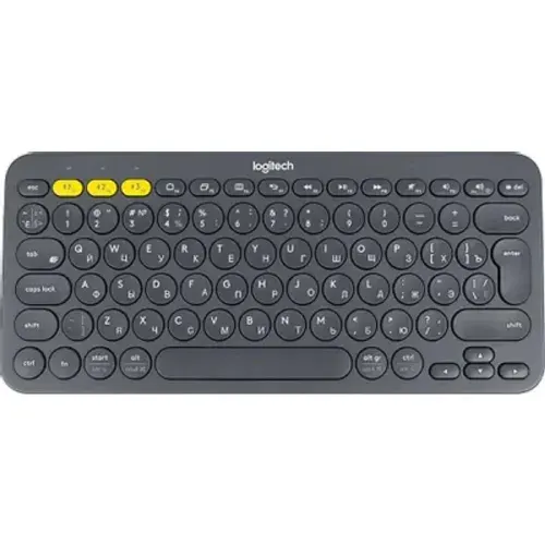 920-007584 Logitech Клавиатура K380 Dark Grey Wireless Bluetooth RTL, Multi-Device