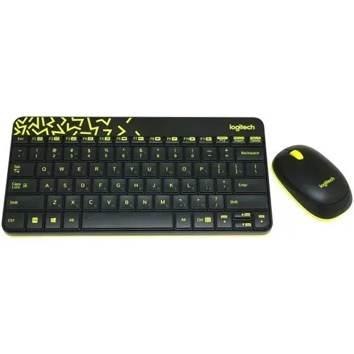 Клавиатура и мышь беспроводные MK240 Wireless Combo Nano Black, USB, оптическая светодиодная Logitech (920-008198)