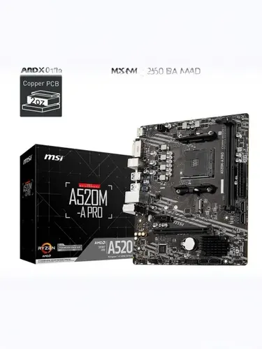 MSI A520M-A PRO AM4 DDR4 Материнская плата