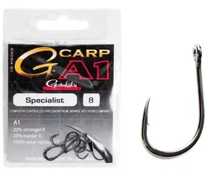 Крючки карповые Gamakatsu (Гамакатсу) - A1 G-Carp Specialist, Размер 12, 10 шт