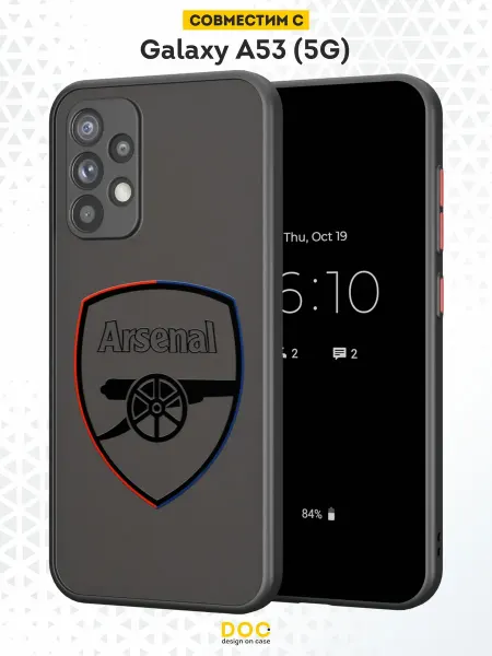 DesignOnCase Чехол Бампер на Samsung A53 с принтом FC Arsenal