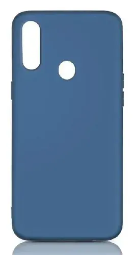 Чехол для Oppo A31 DF силиконовый с микрофиброй черный