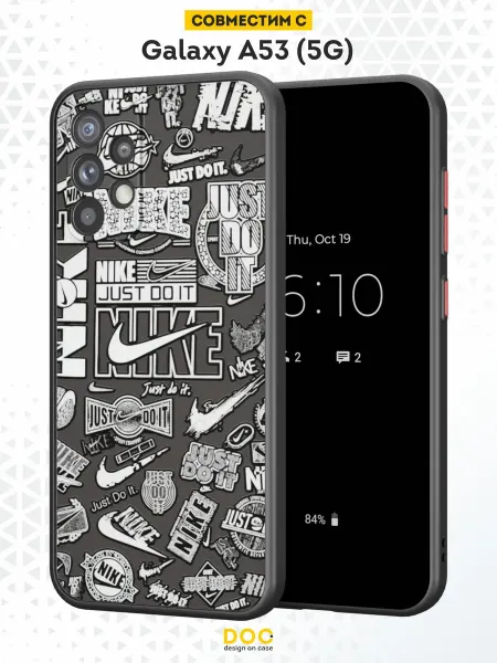 DesignOnCase Чехол Бампер на Samsung A53 с принтом Nike