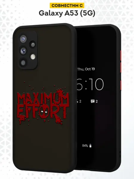 DesignOnCase Чехол бампер на Samsung A53 с принтом Дедпул